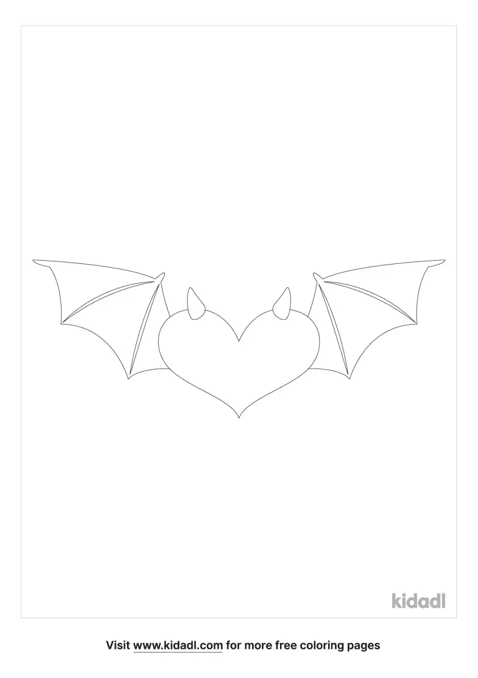 Evil Heart Coloring Page