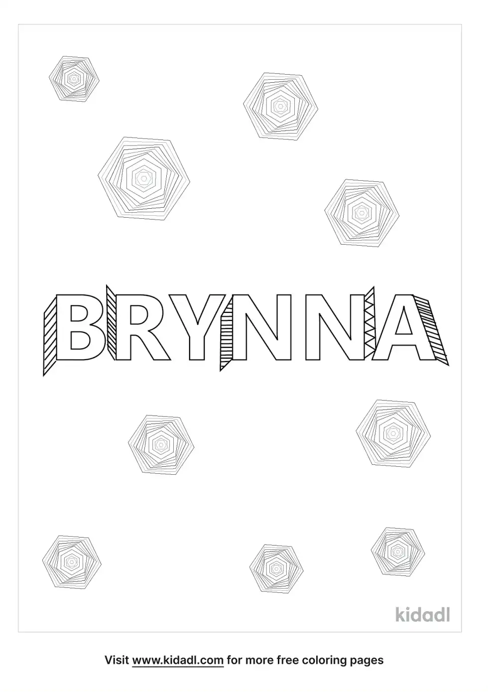 That Says Brynna Coloring Page