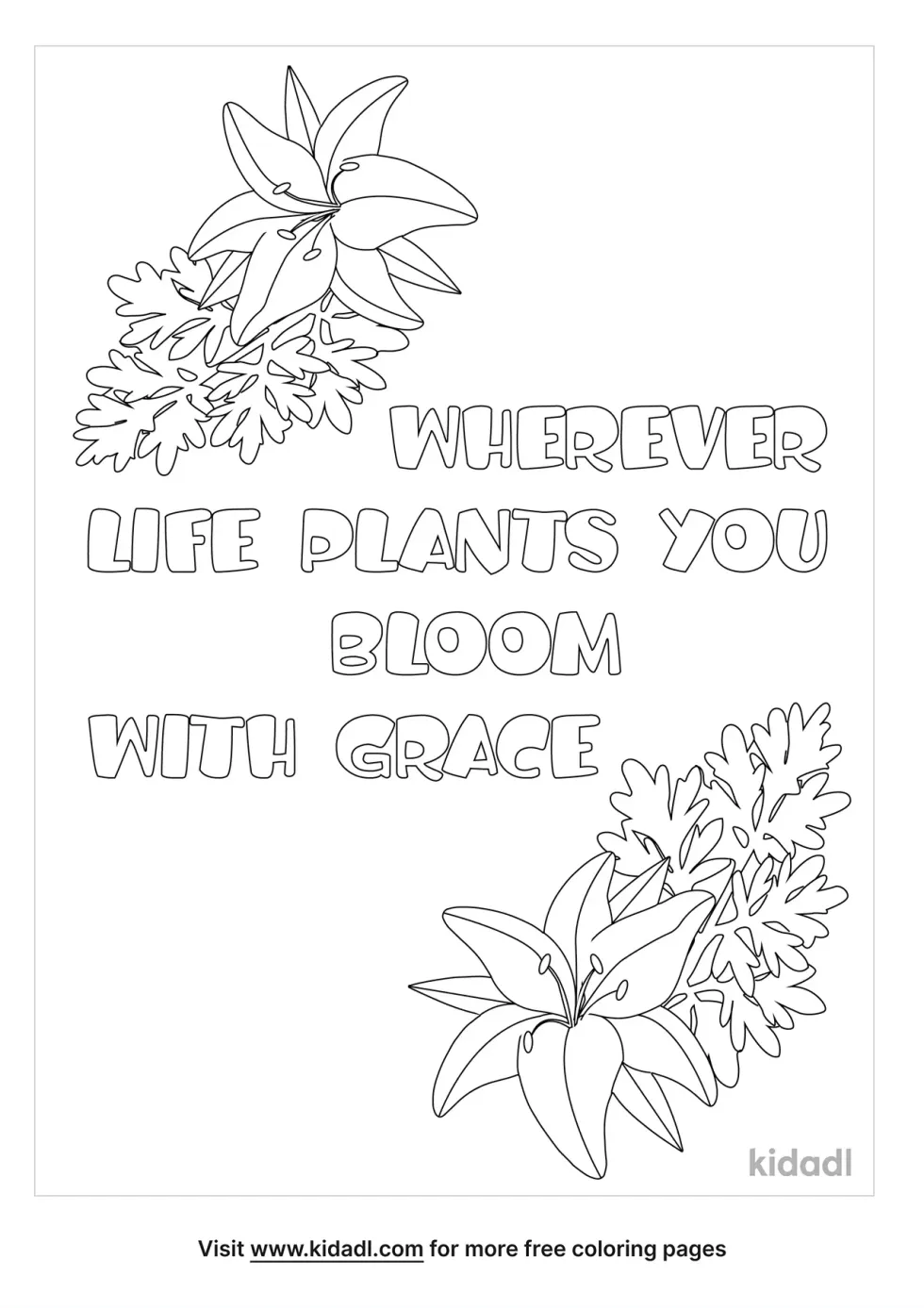 Flowers And Garden Saying
