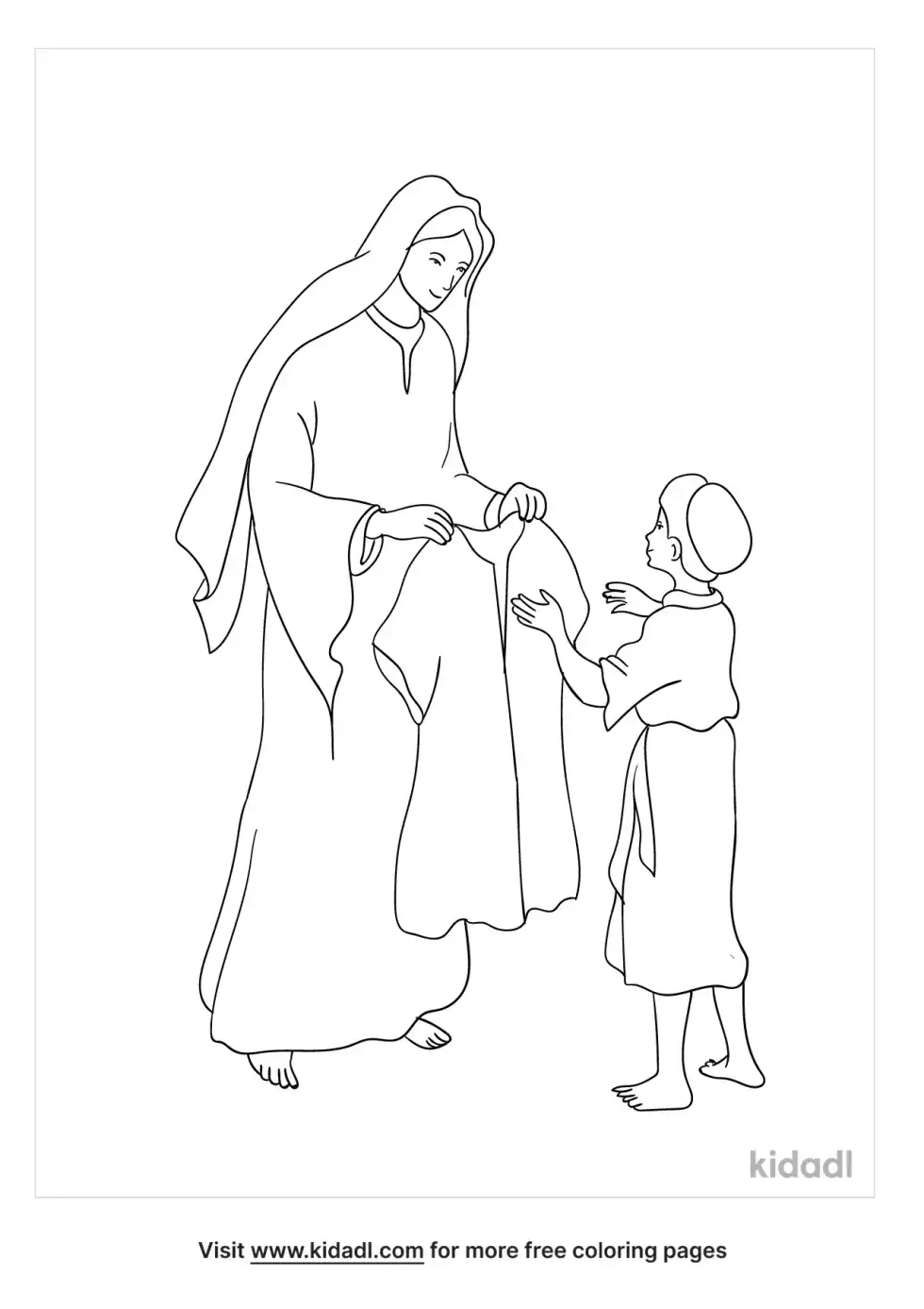 Dorcas Coloring Page