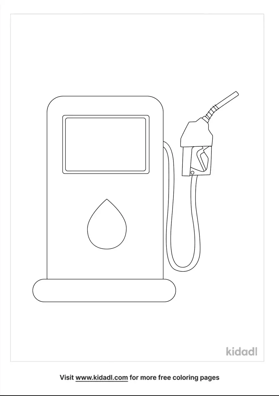 Petroleum Coloring Page