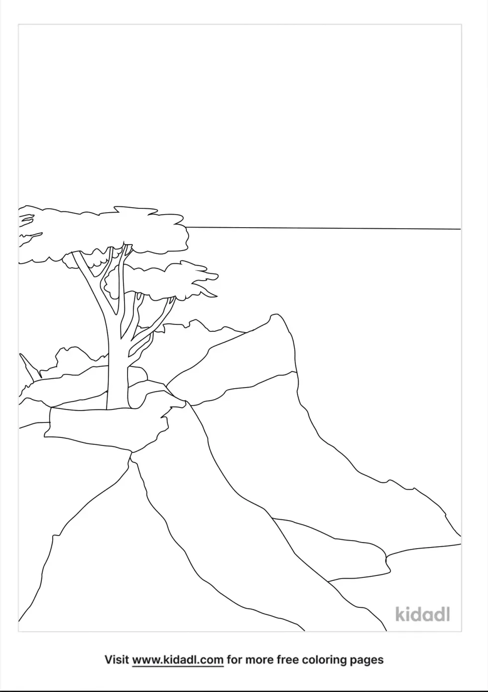 Lone Cyprus Coloring Page