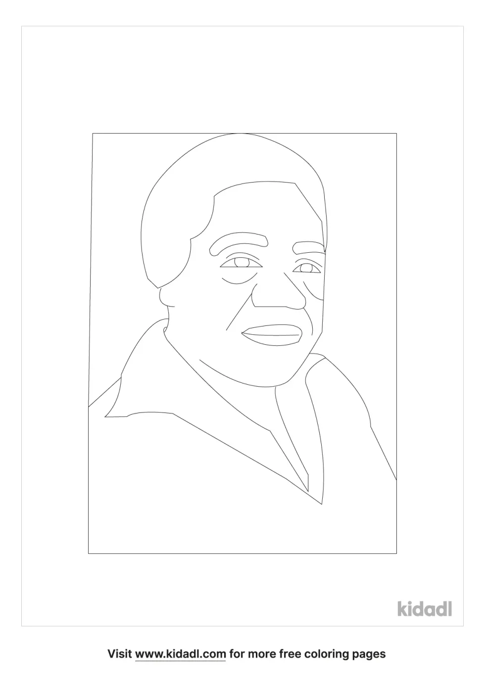 Mary Mcleod Bethune Coloring Page