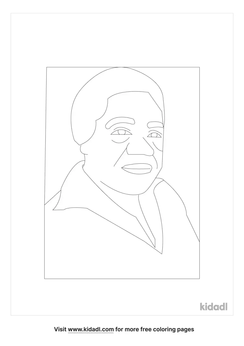Mary Mcleod Bethune Coloring Page