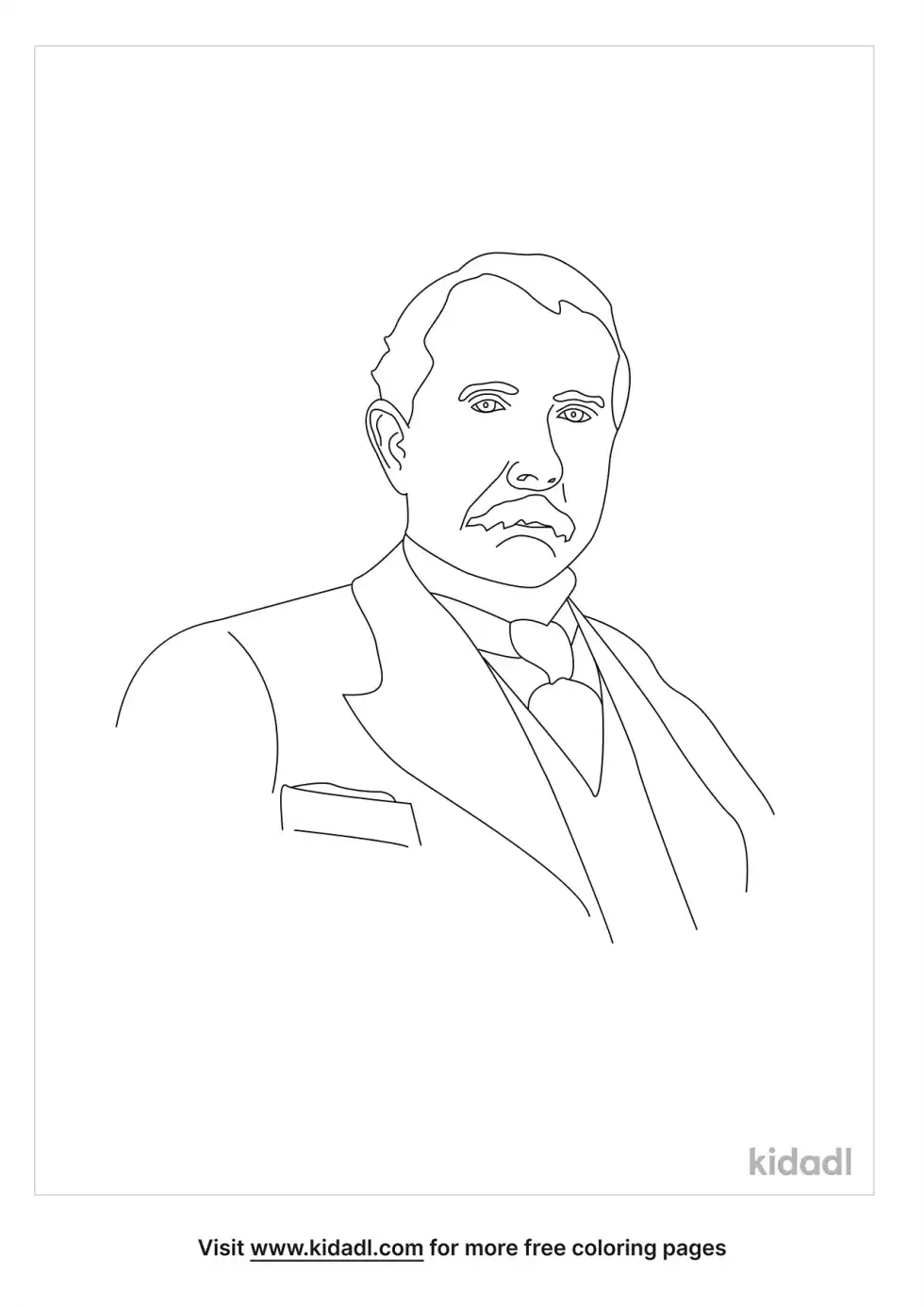 John D Rockefeller Coloring Page
