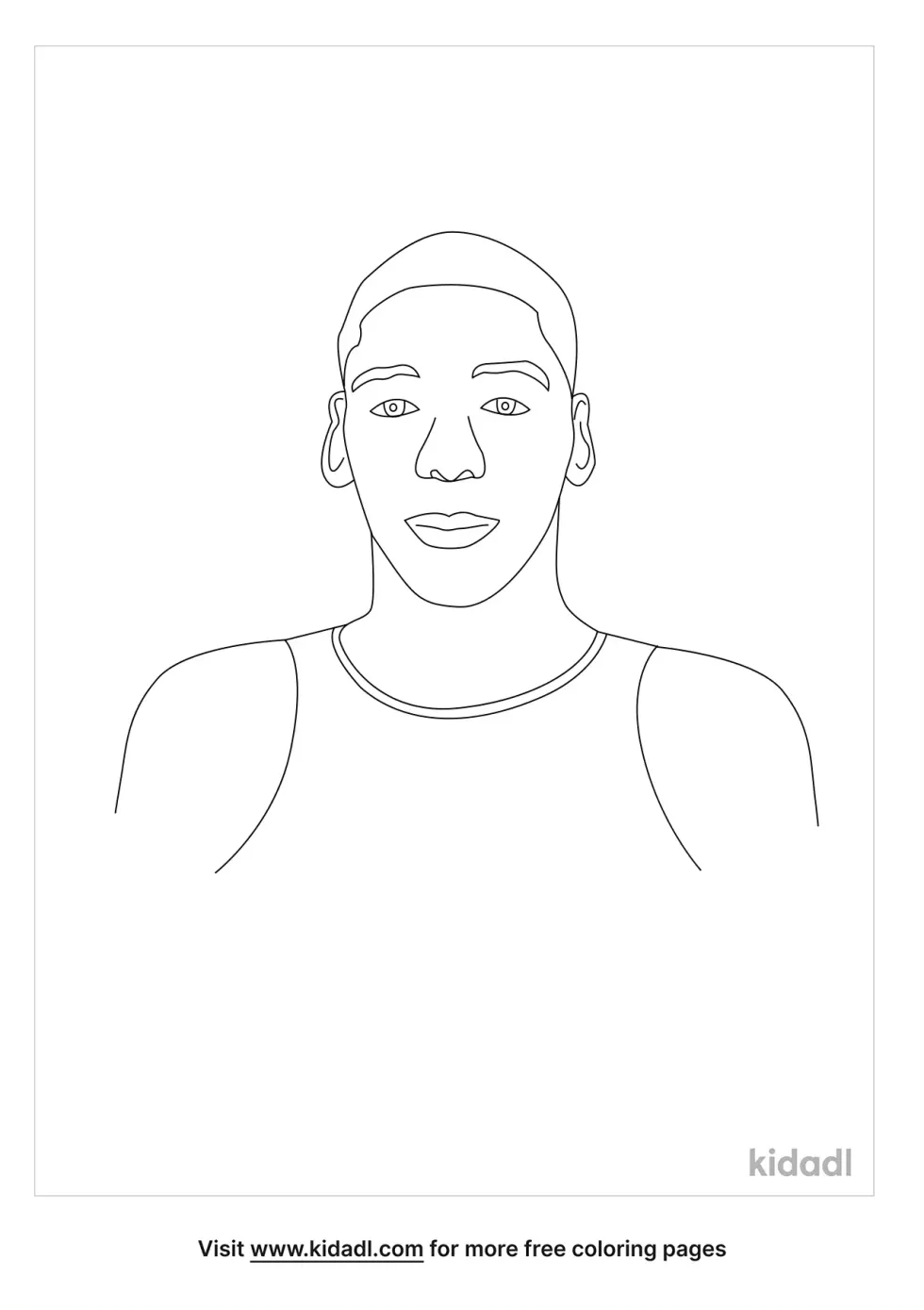 Jahlil Okafor Coloring Page
