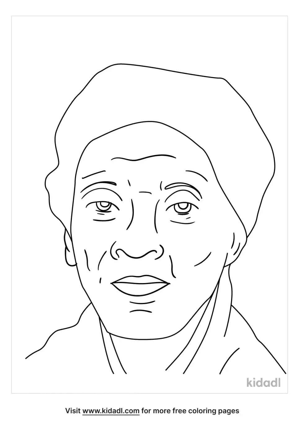 Harriet Tubman Coloring Page