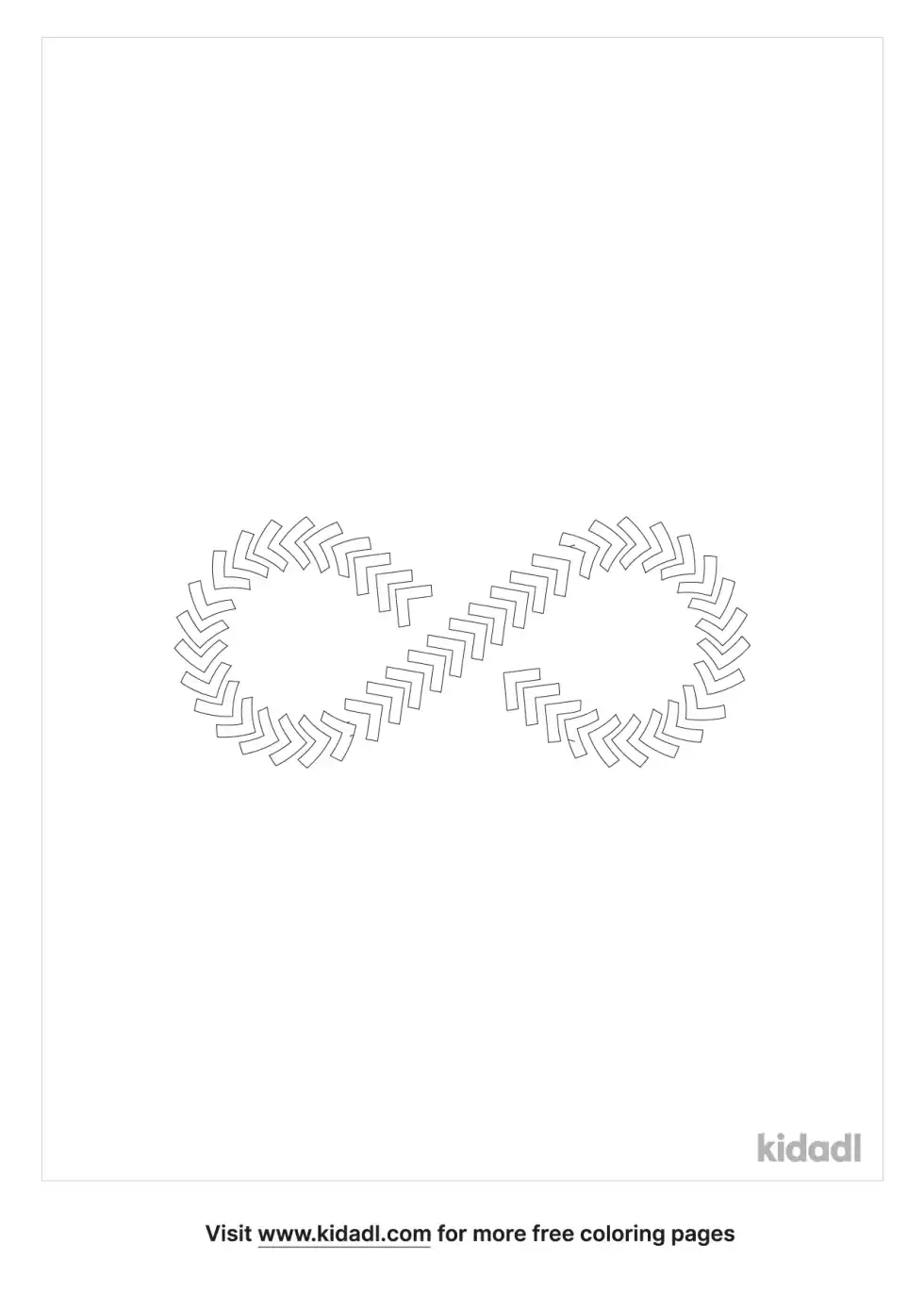 Infinity Ring Coloring Page
