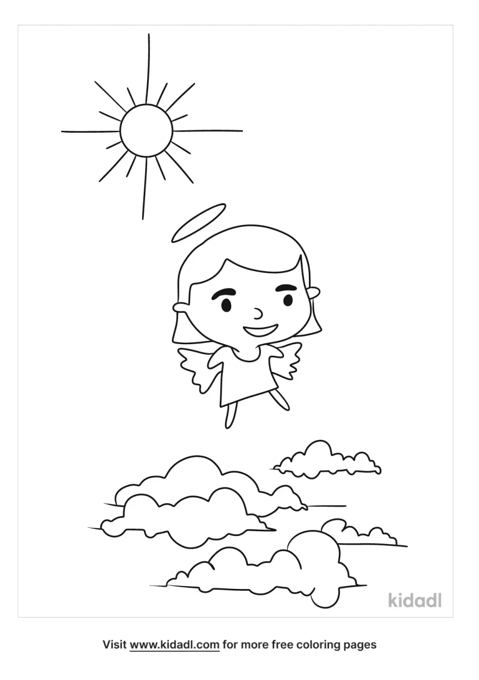 Heaven Coloring Page