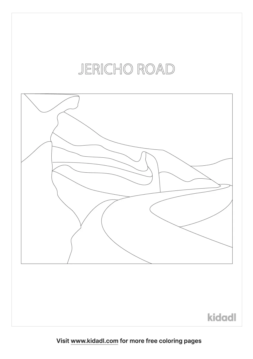 Jericho Road Coloring Page