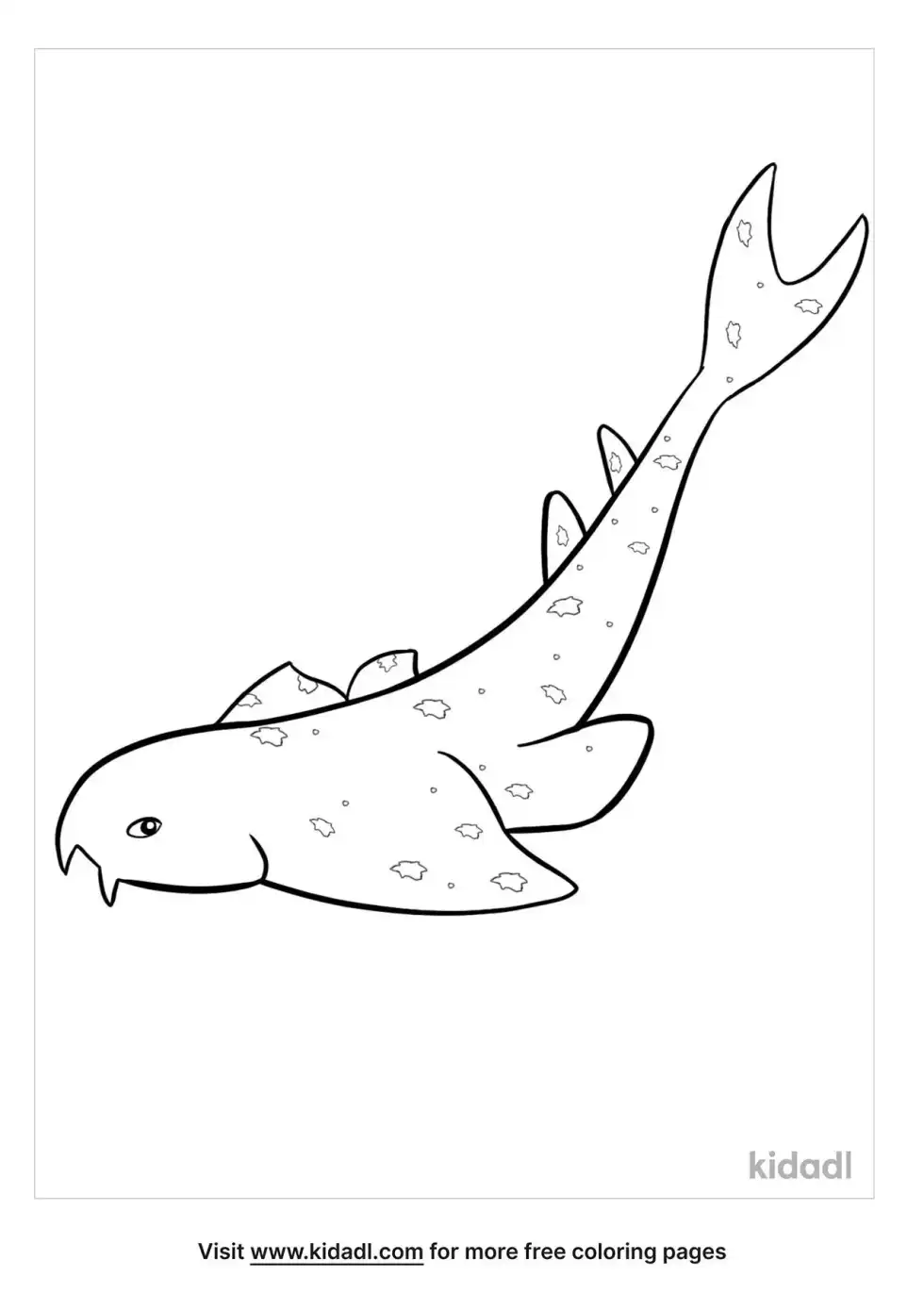 Angel Shark Coloring Page