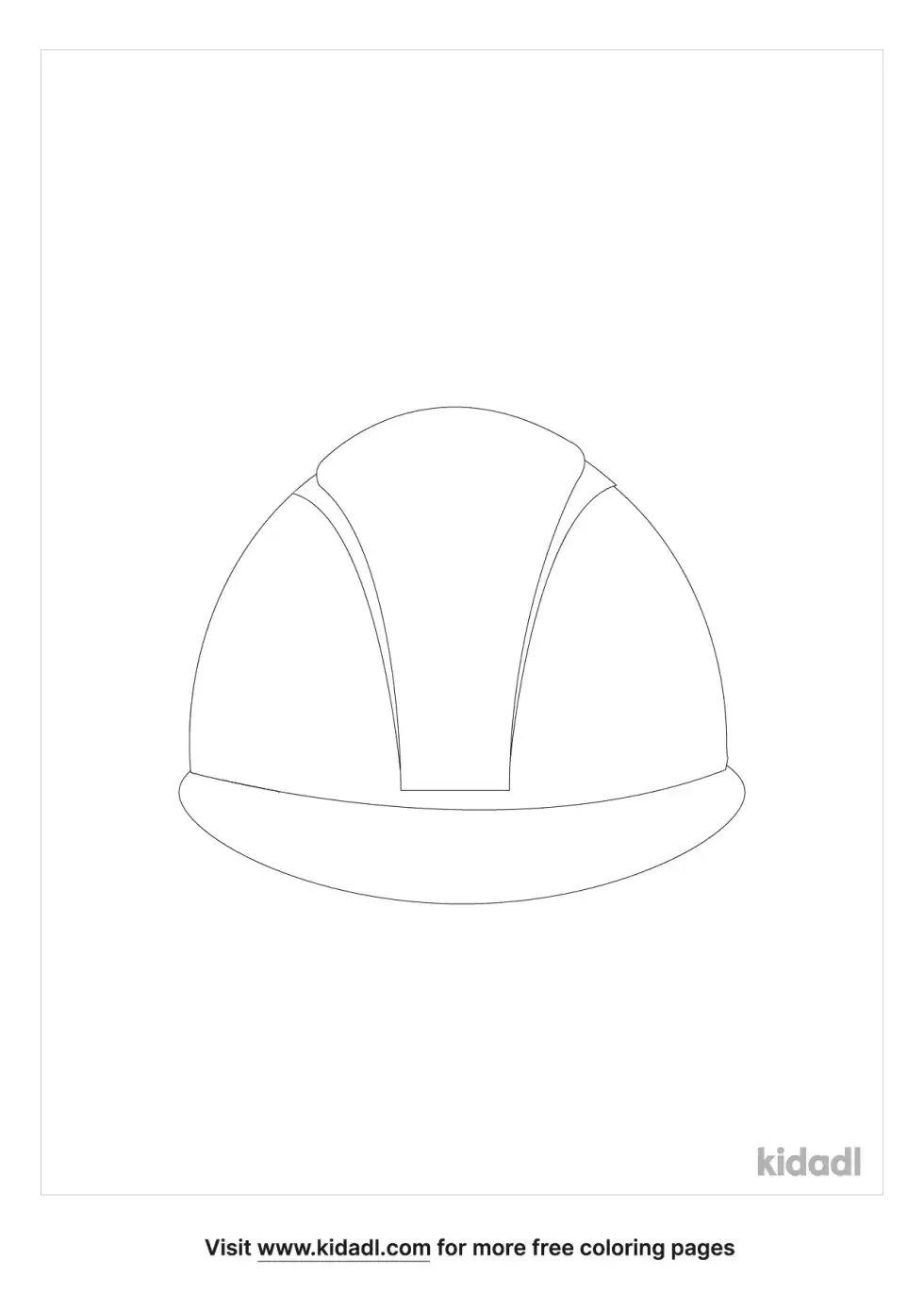 Construction Hats Coloring Page
