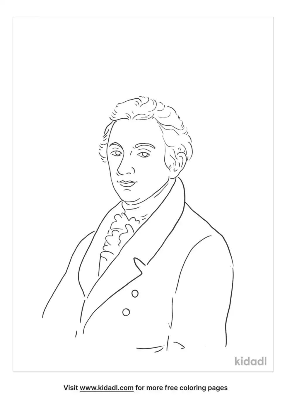 James Monroe Coloring Page