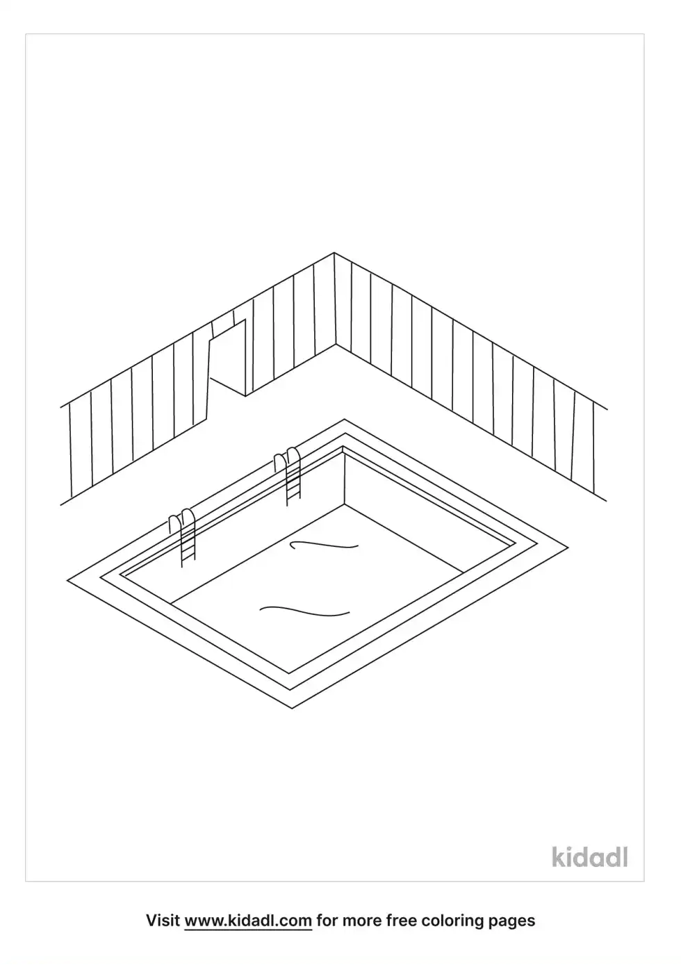 The Natatorium Coloring Page