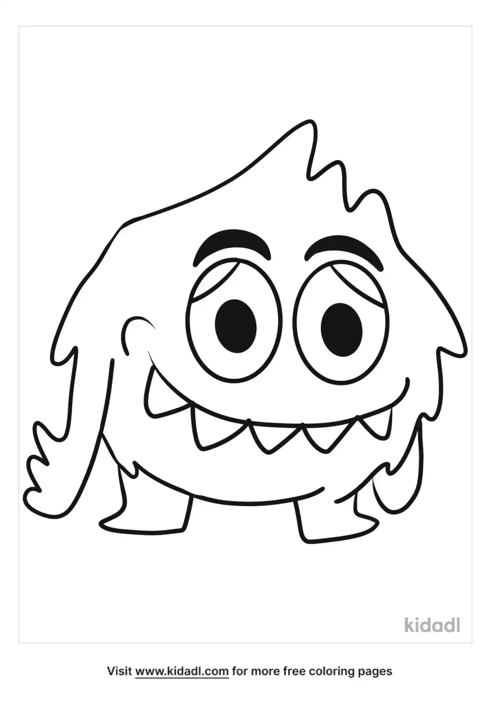 Monster Mouth Coloring Page