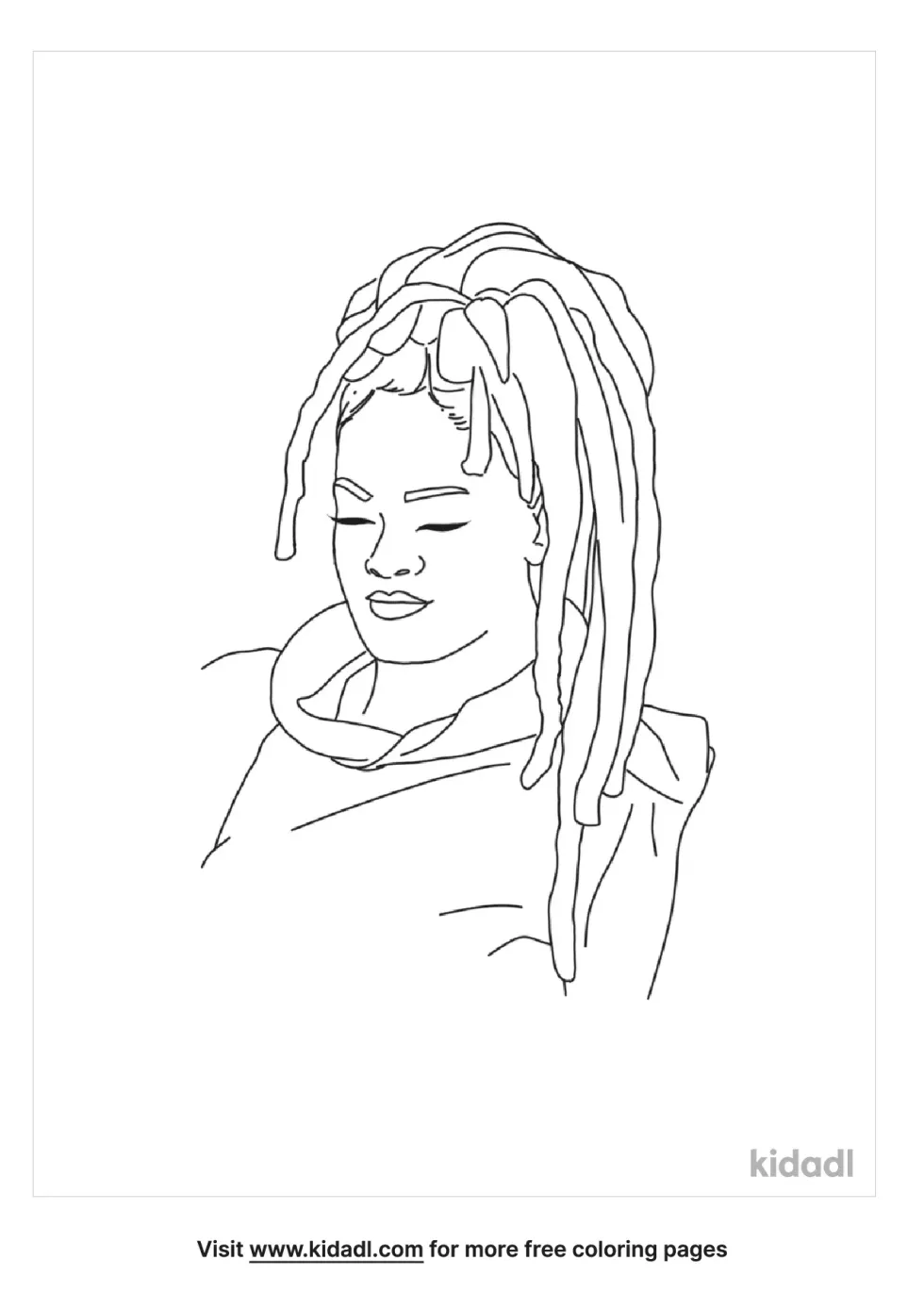 Dreads Coloring Page