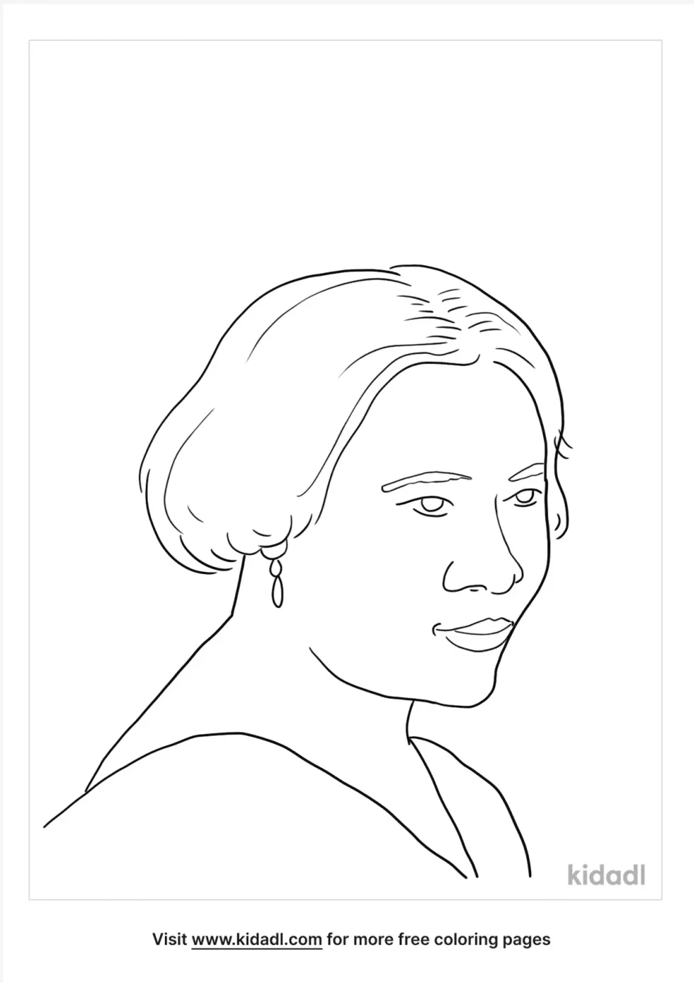 Lyda Newman Coloring Page