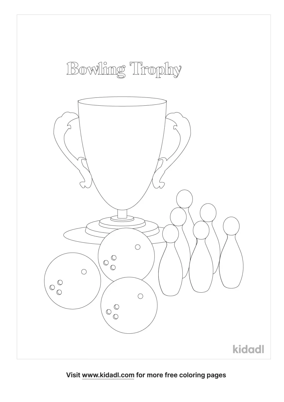 Bowling Trophy | Kidadl
