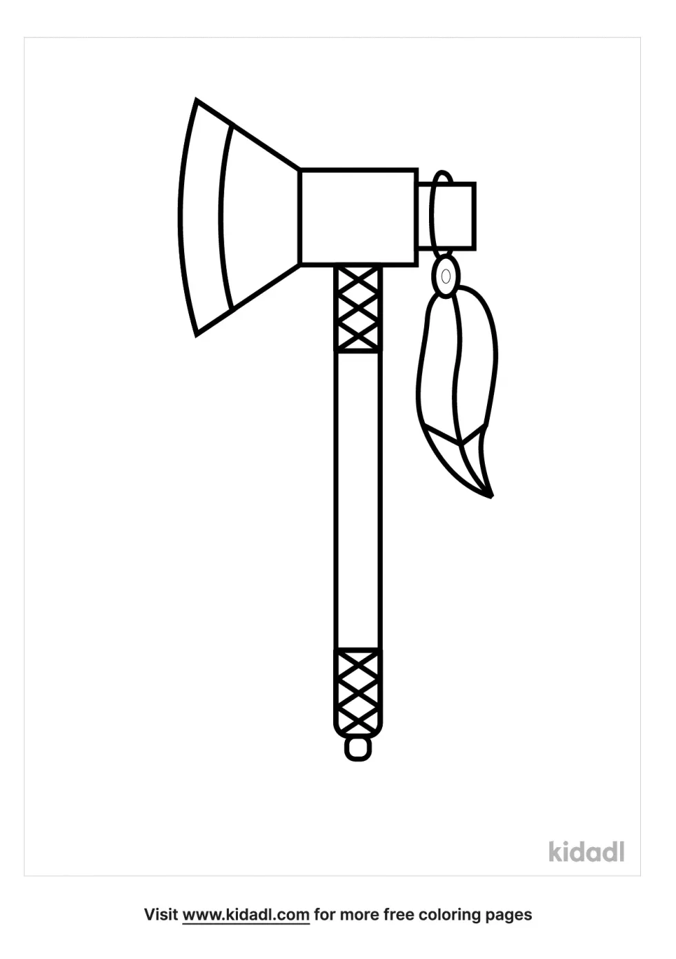 Tomahawk Coloring Page