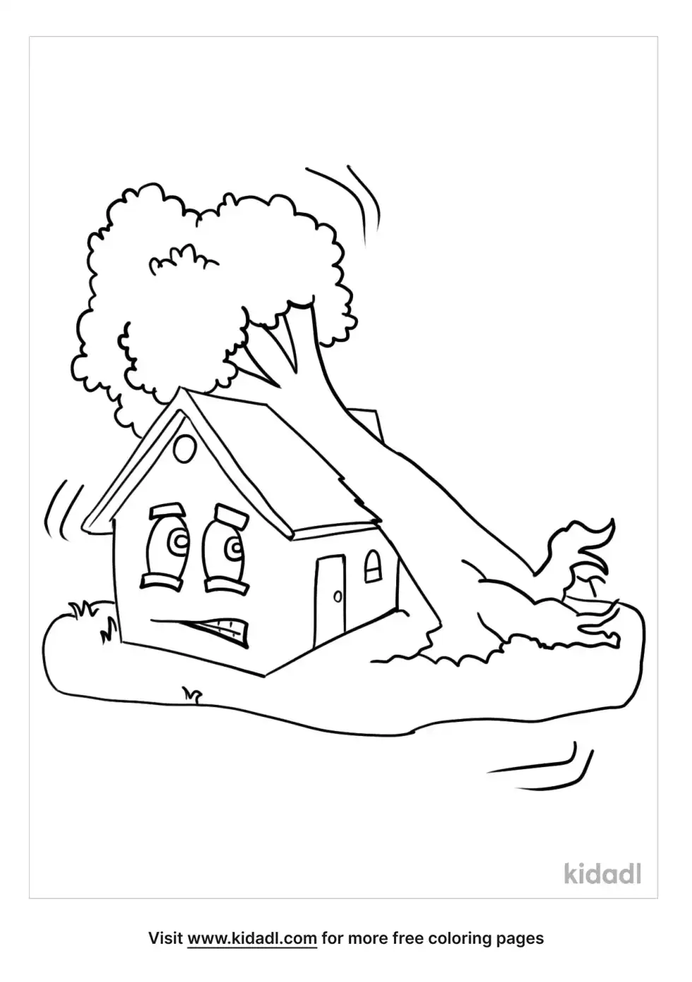 Earthquake Coloring Page