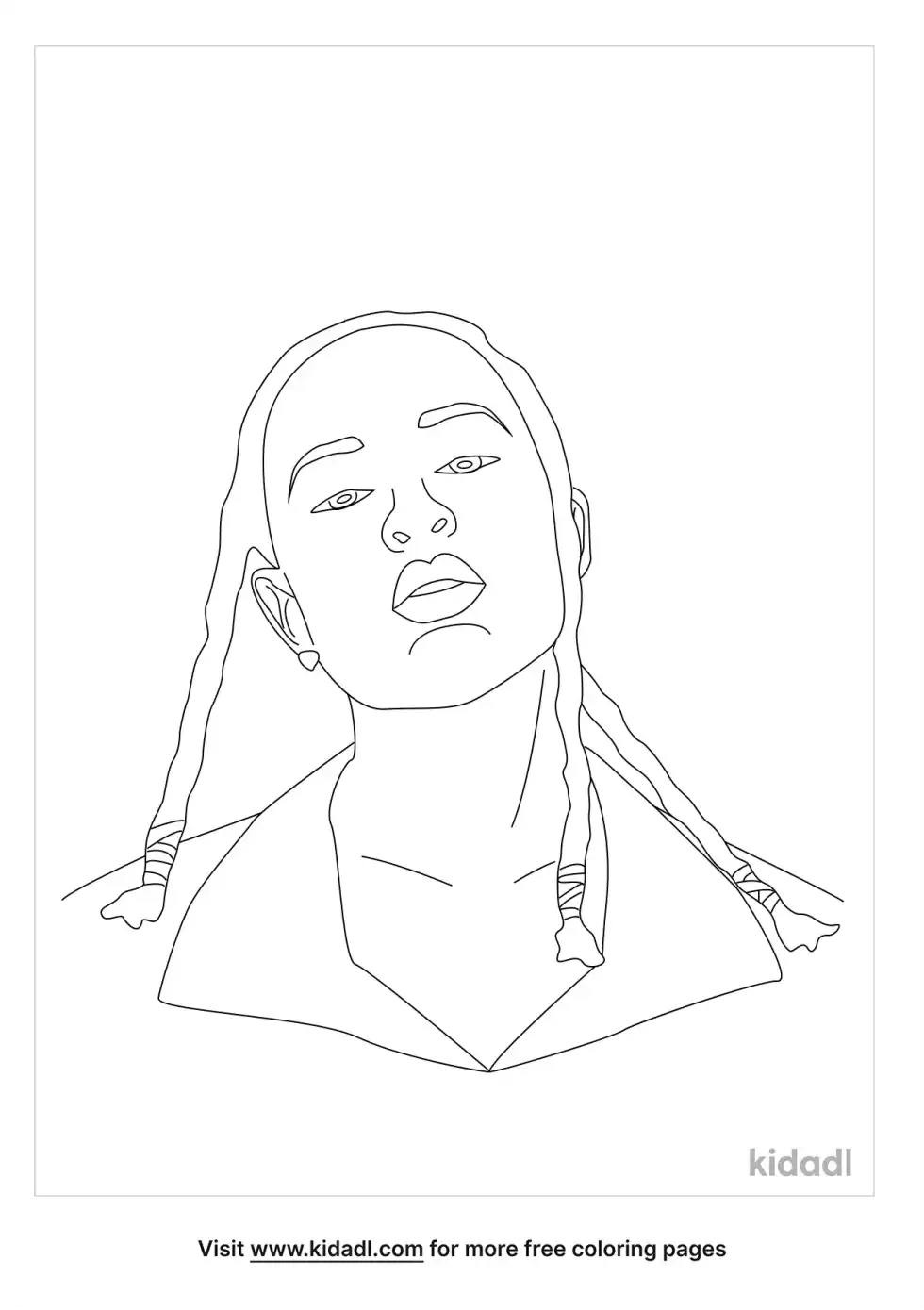Dej Loaf Coloring Page
