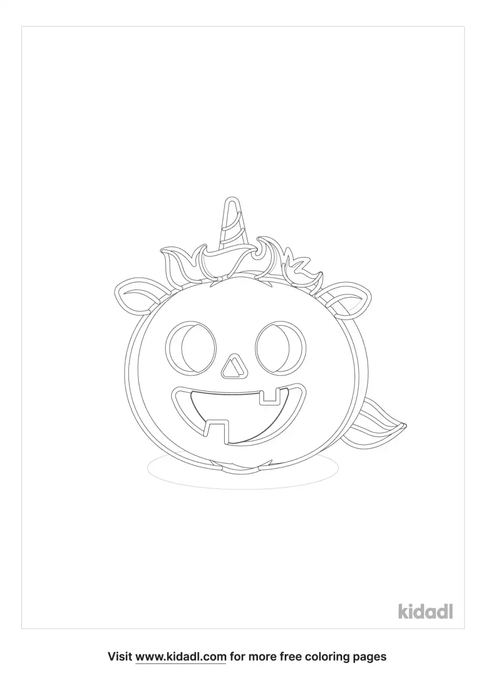 Scary Halloween Coloring Page