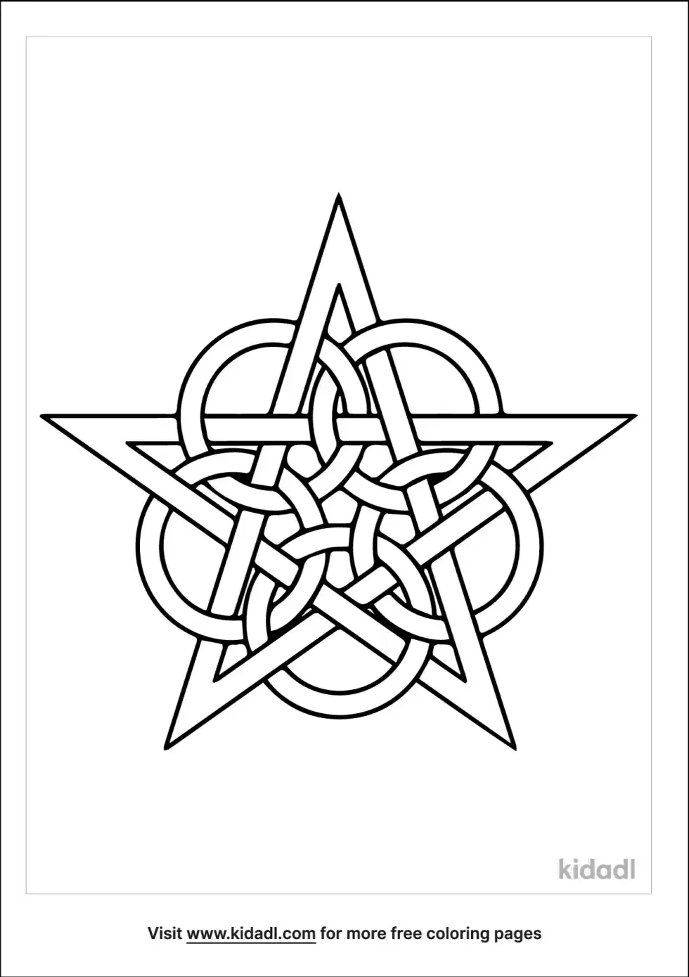 Celtic Knots Coloring Page