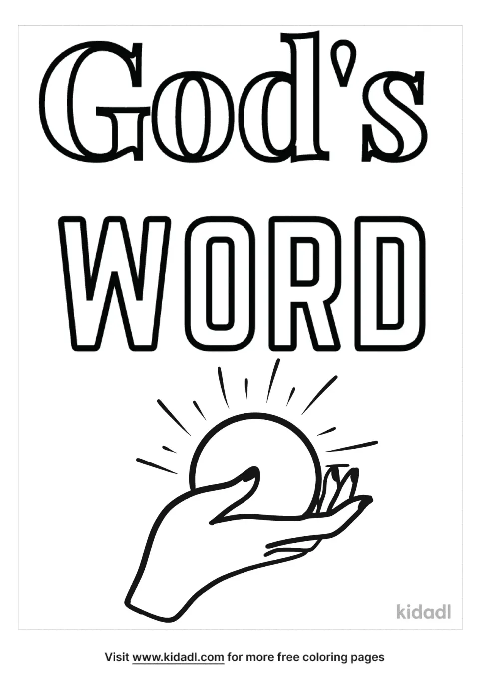 God's Word Doodle