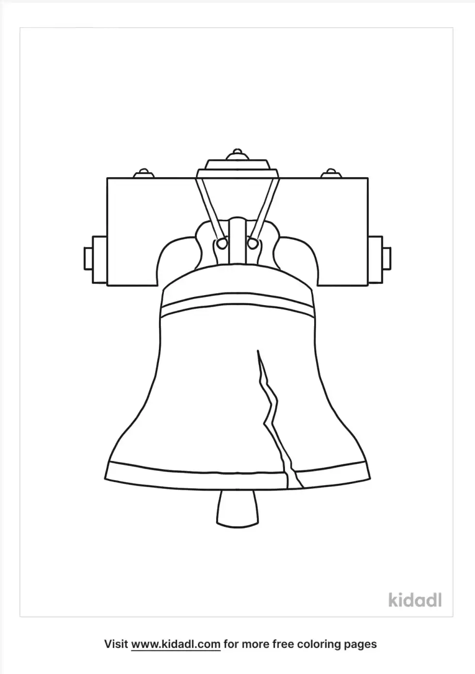 Philadelphia Bell Coloring Page