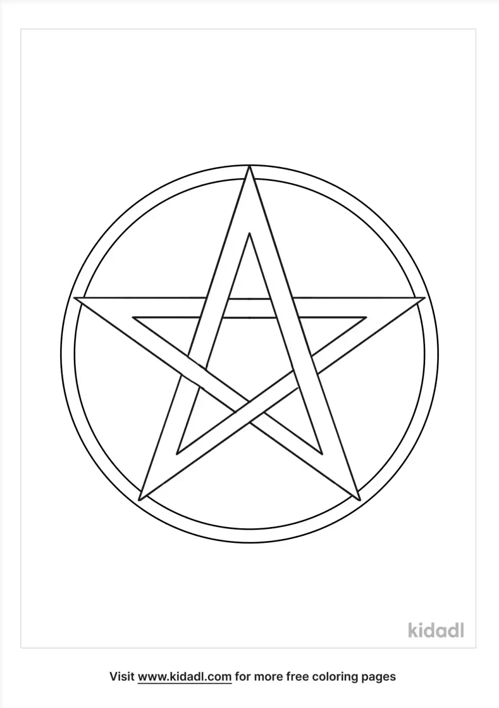 Pagan Star Coloring Page
