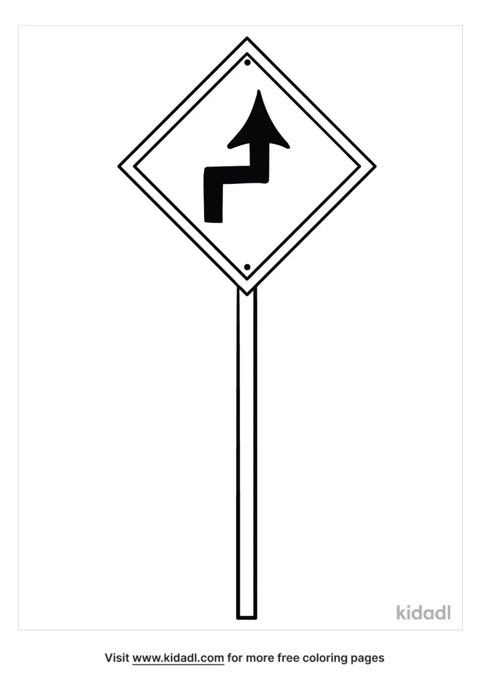 Road Direction Sign
