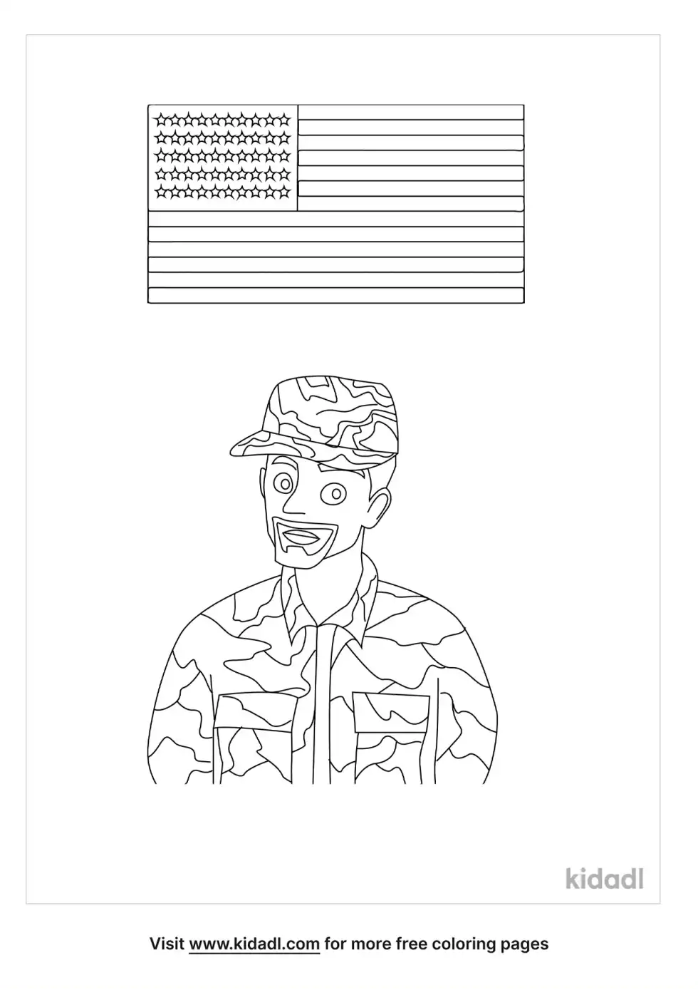U.s. Army Coloring Page