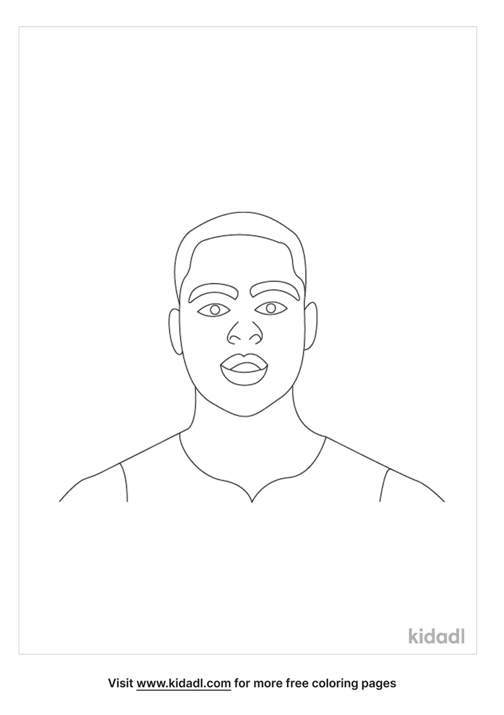 D'angelo Russell Coloring Page | Kidadl