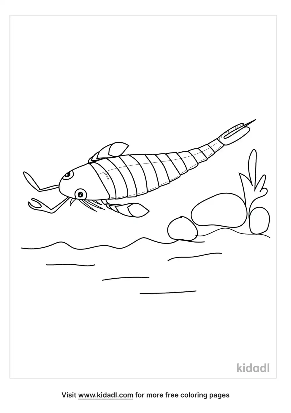 Eurypterid Coloring Page