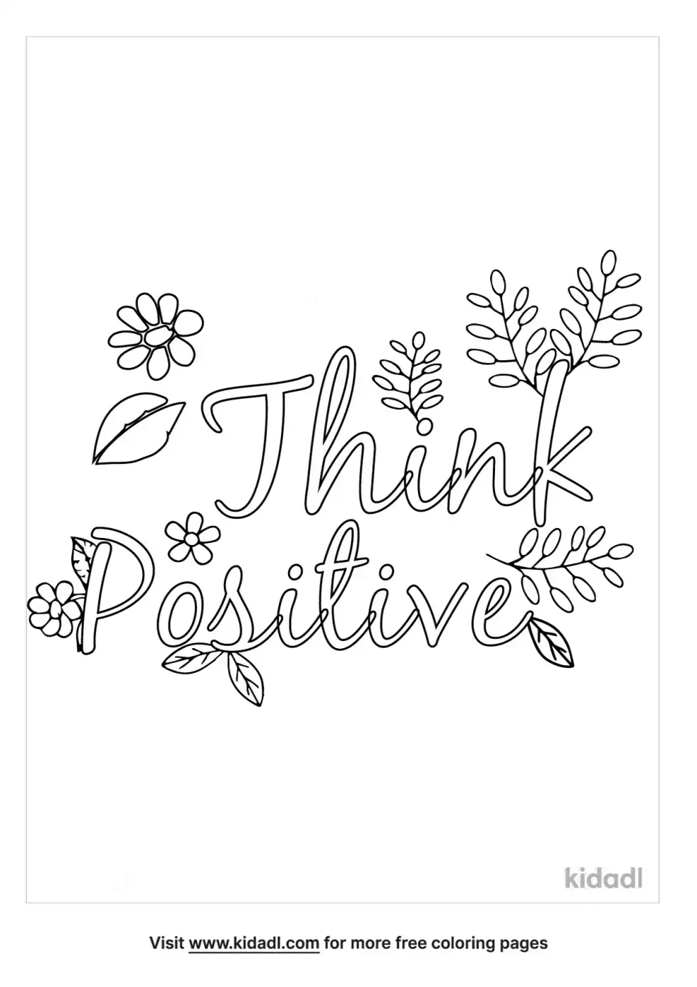 Deep Quotes Coloring Page