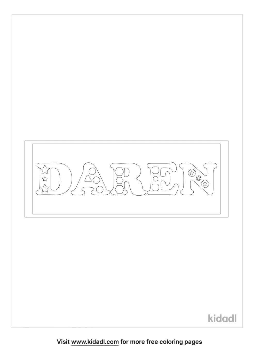 Daren Coloring Page