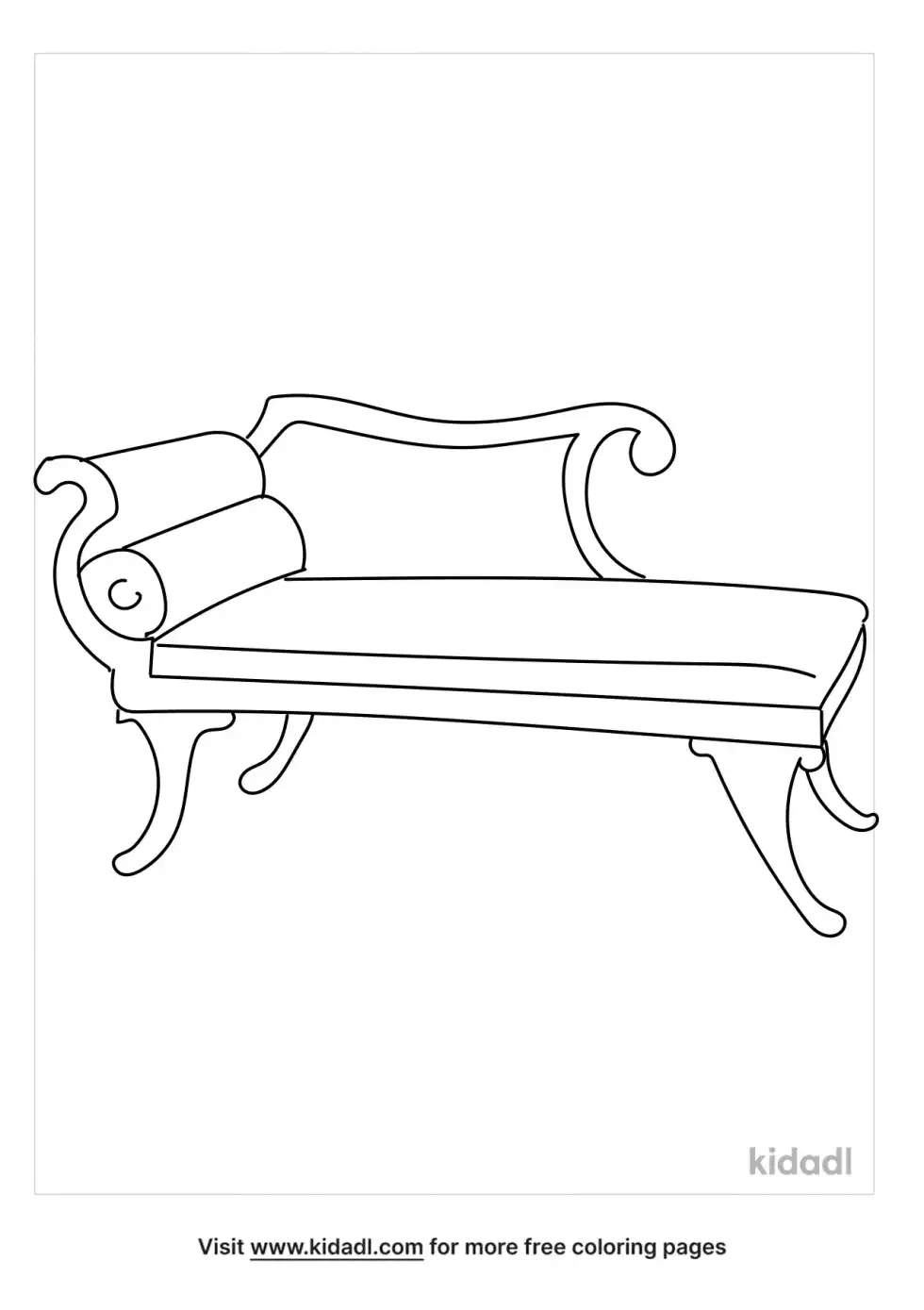 Lounge Coloring Page