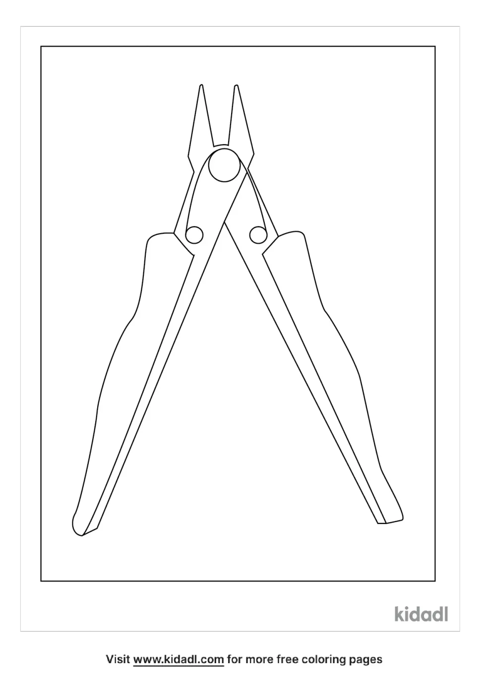 Wire Cutter Coloring Page