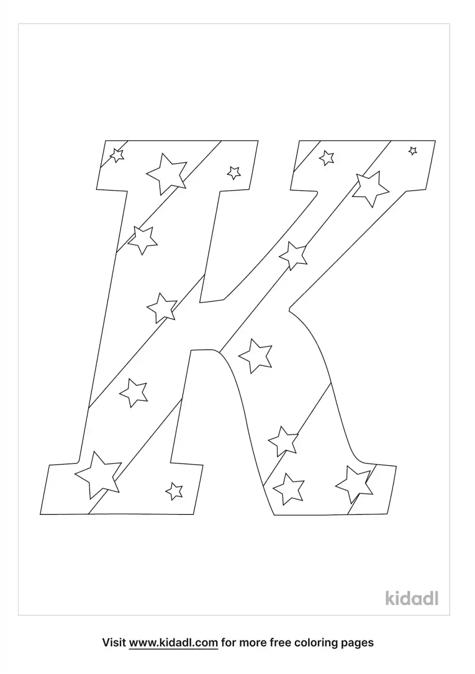 Letter K Coloring Page