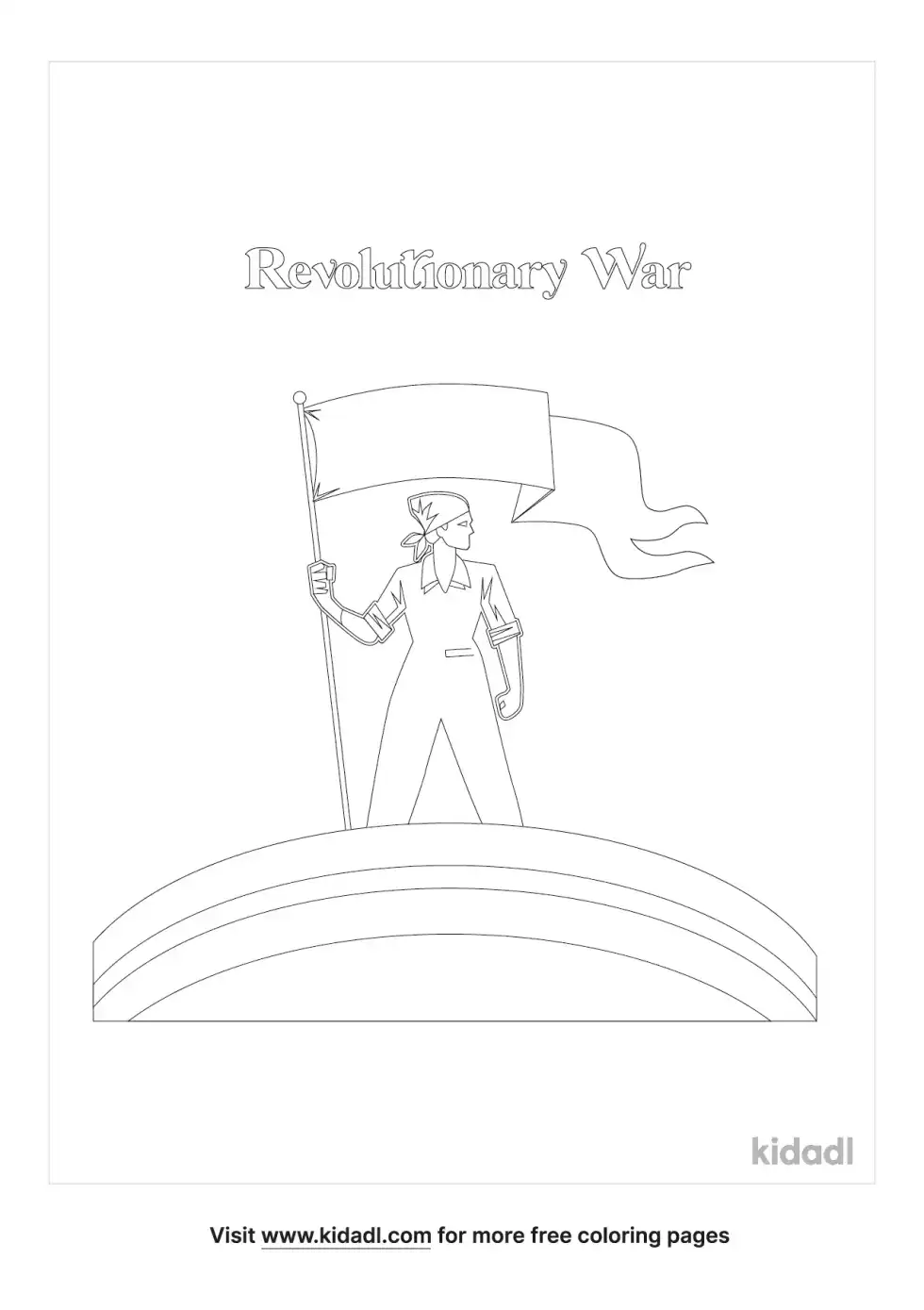 Revolutionary War Coloring Page