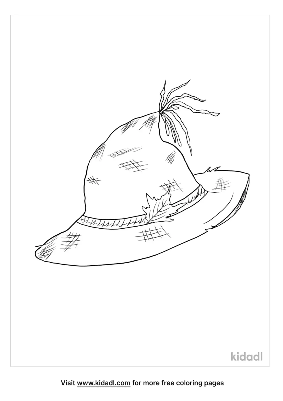 Scarecrow Straw Hat