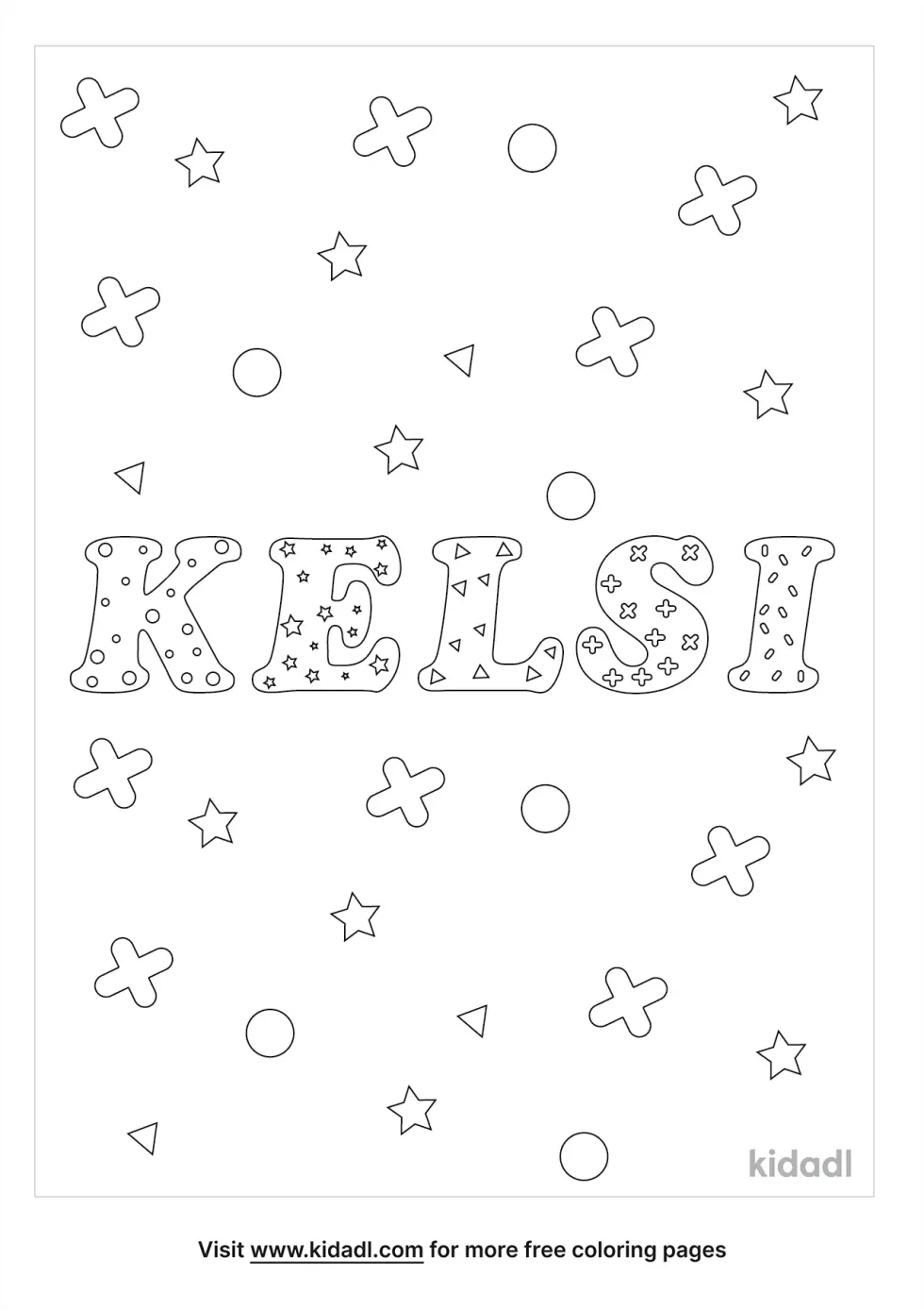 Kelsi Coloring Page