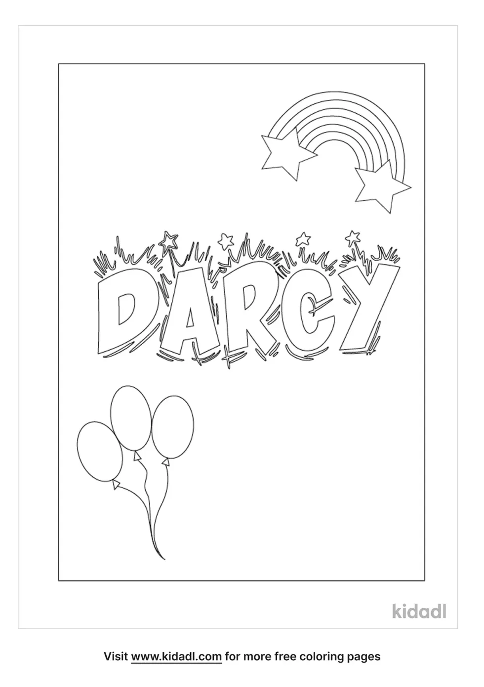 Darcy Coloring Page