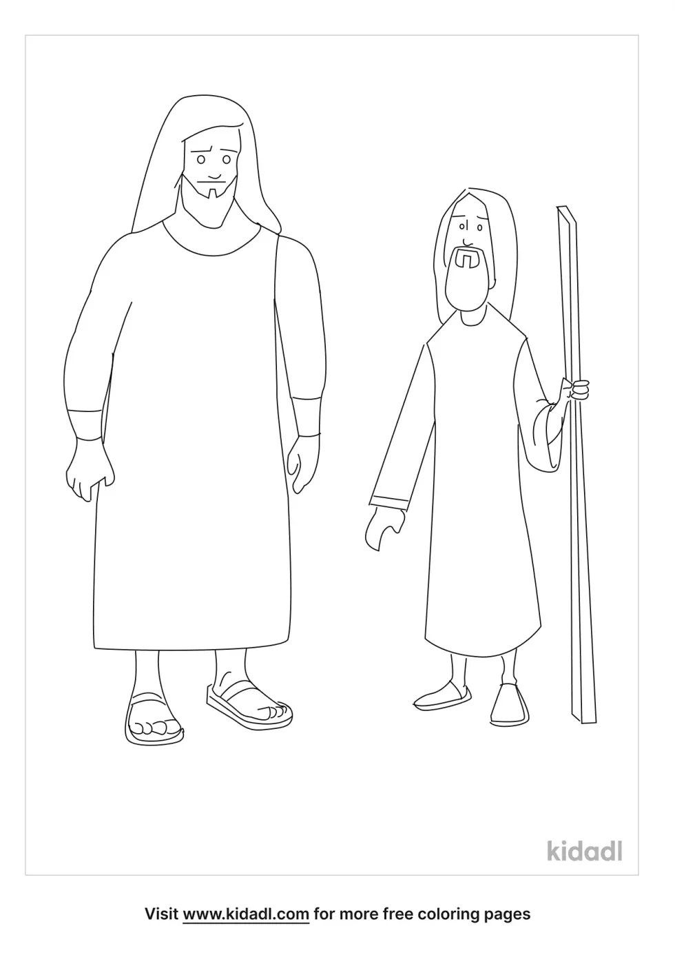 The First Judges Coloring Page