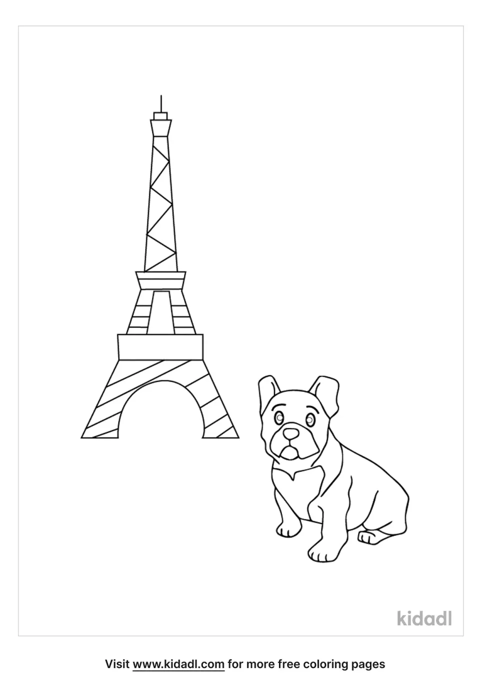 French Bulldog In Paris