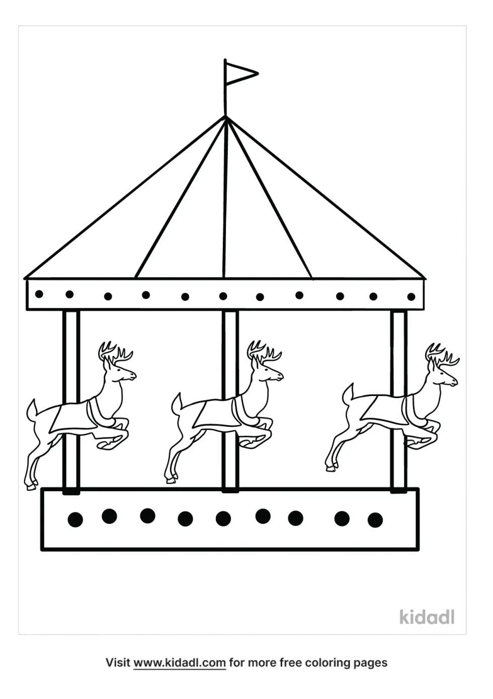 Carousel Reindeer