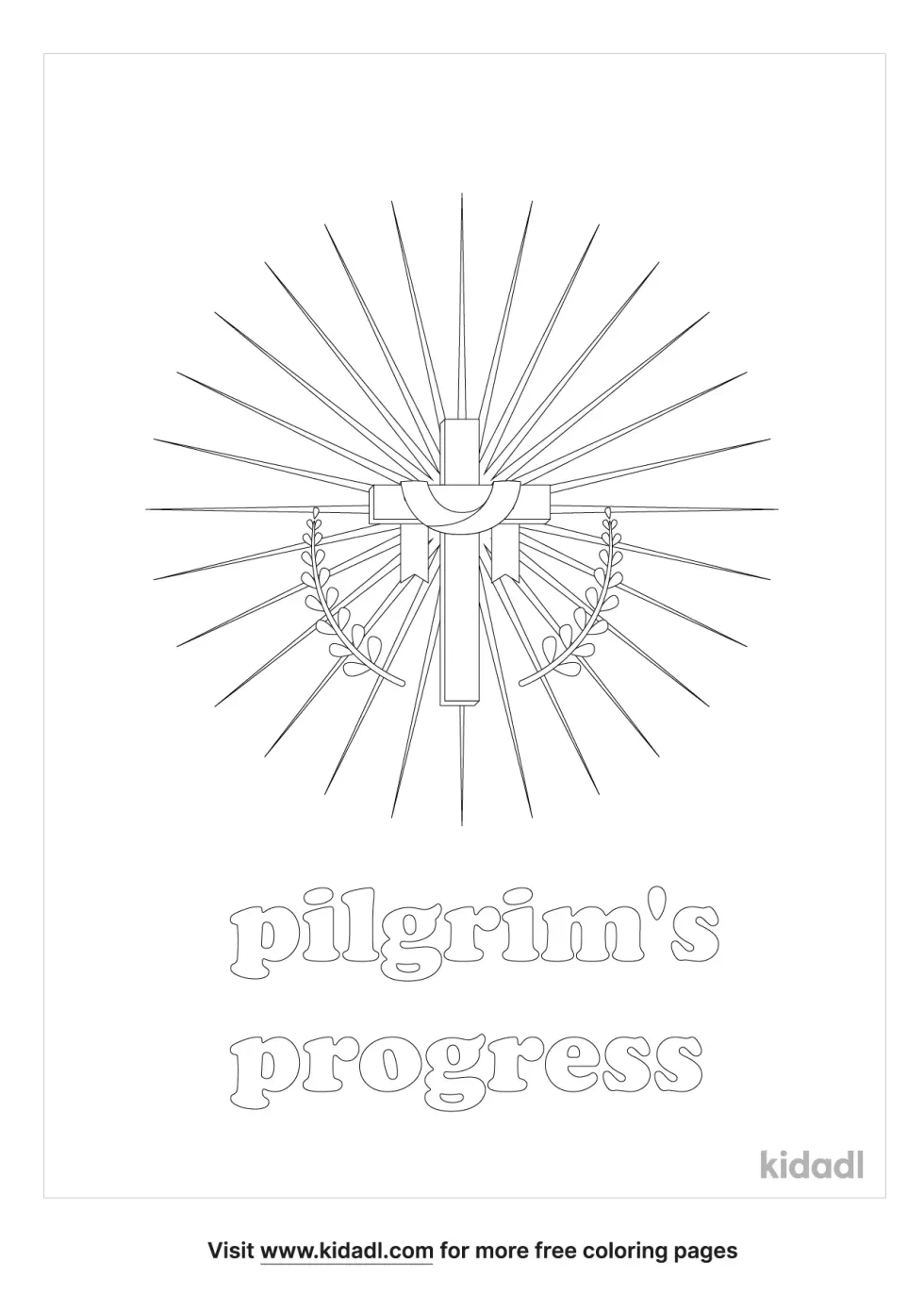 Pilgrim's Progress The Slough Of Despond Coloring Page