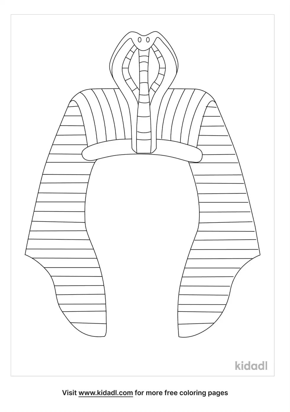 Egyptian Crown Coloring Page