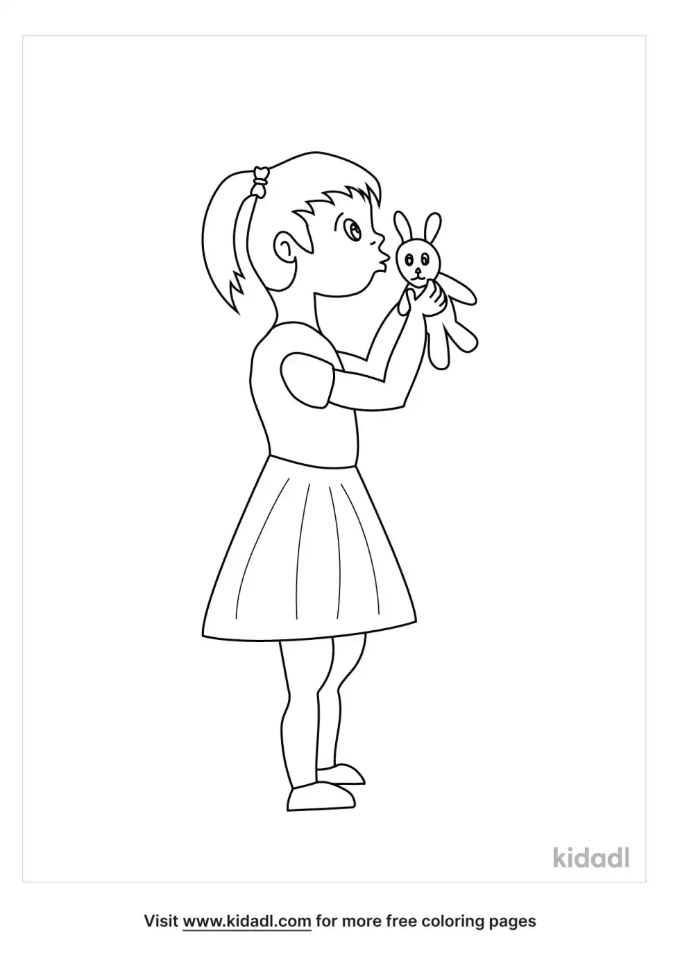 Kiss Coloring Page