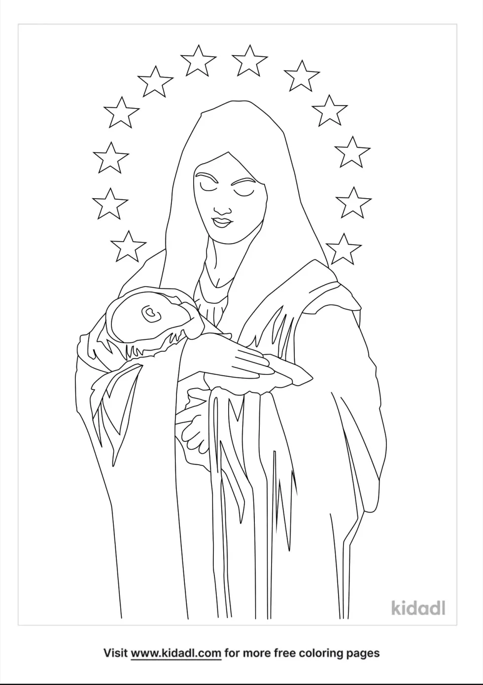 Mary With 12 Stars